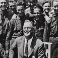 FDR Joins the CCC for Lunch on a Happy Day, August 1933