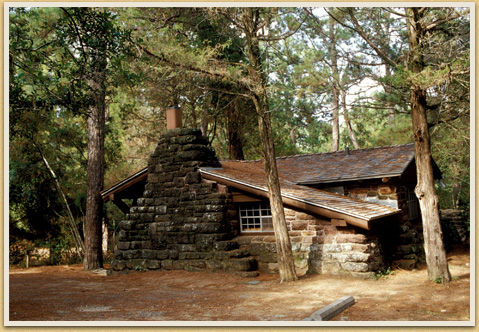 Cabin, Bastrop State Park, c. 1992